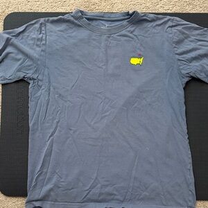 Masters Blue T-Shirt with Yellow  Logo